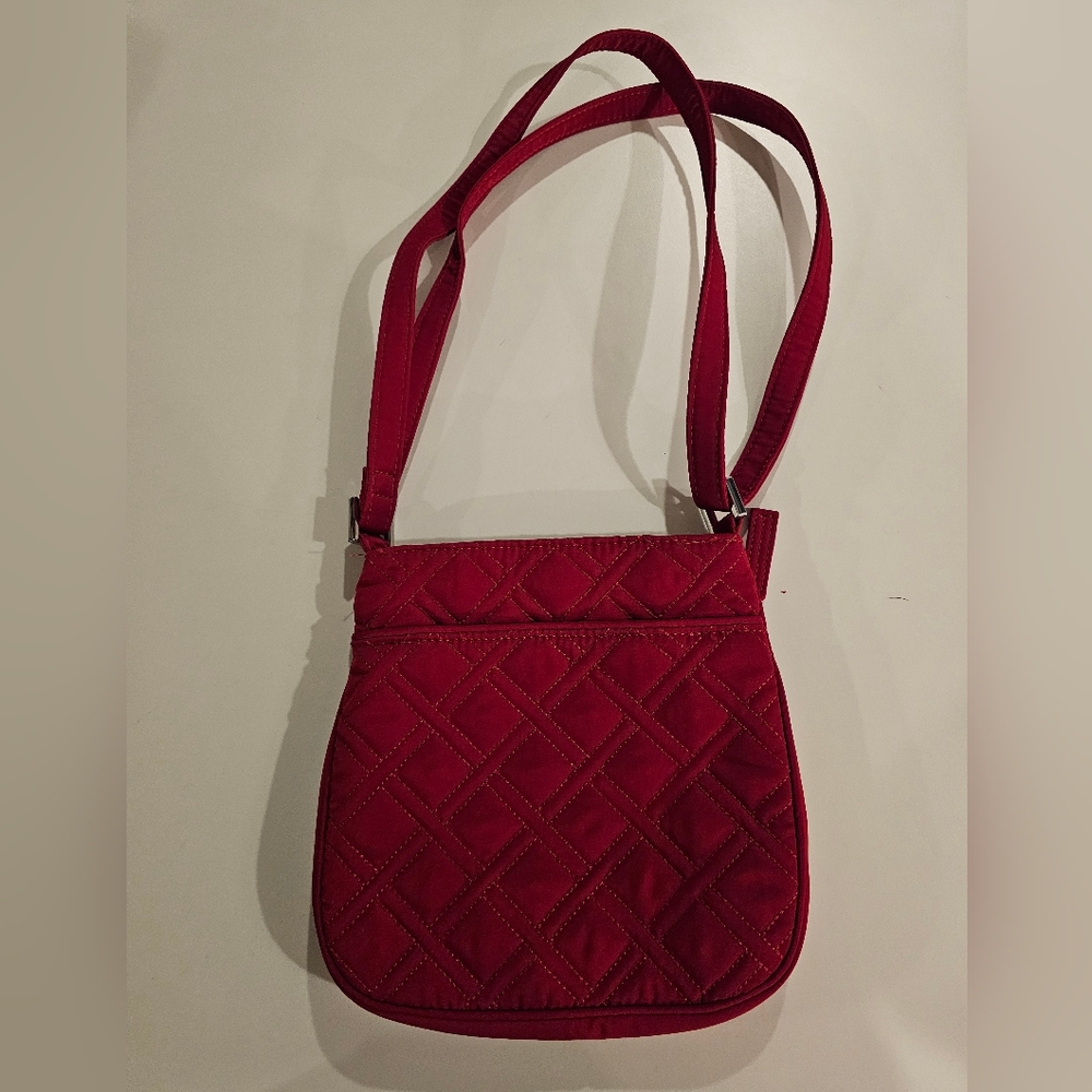 Vera Bradley Womans Red Crossbody Purse - Picture 2 of 5